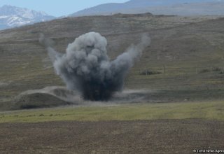 Mine explodes in Azerbaijan’s Aghdam, one person injured